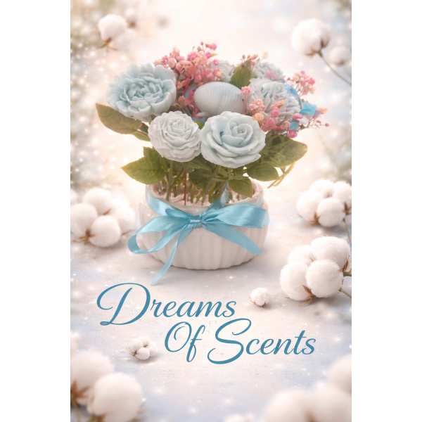Bouquet de fondants fleurs de coton